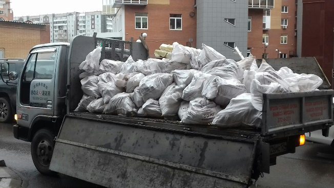 Как происходит вывоз строительного мусора